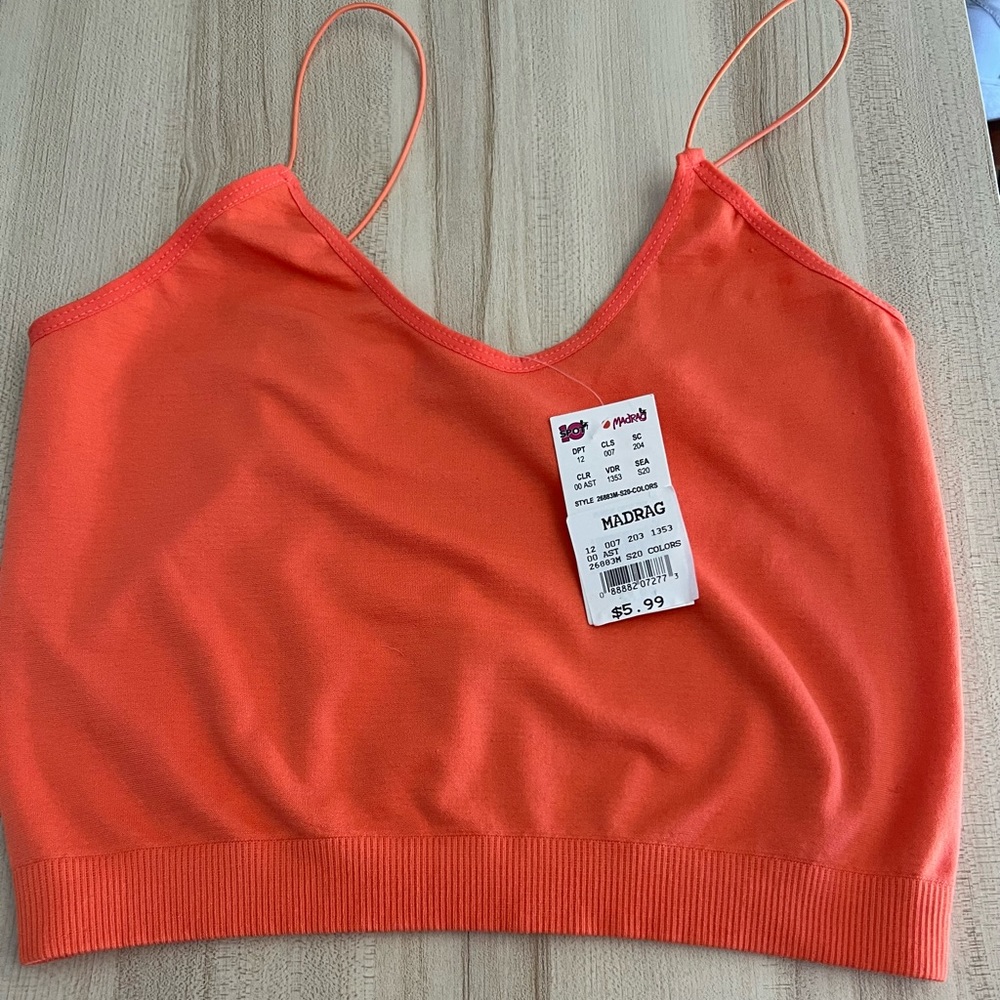 Orange Tank Top